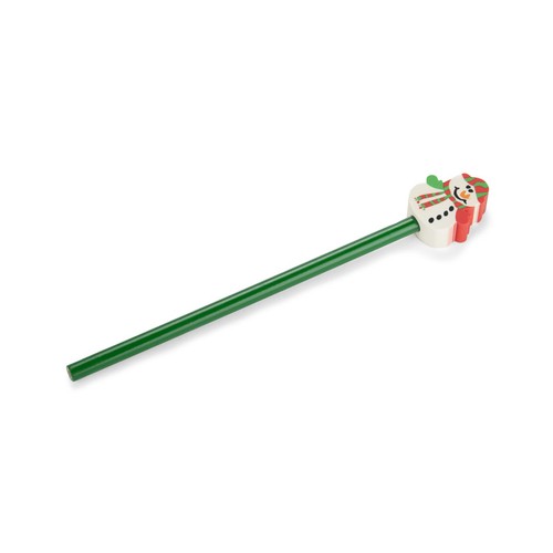 Crayon avec Gomme CHRISTMAS - Bonhomme de neige Crayon avec Gomme CHRISTMAS - Bonhomme de neige