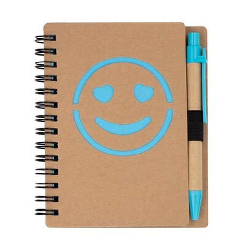 Notebook approx. B7 "smiling face" with ball pen | Dylan Notebook approx. B7 "smiling face" with ball pen | Dylan