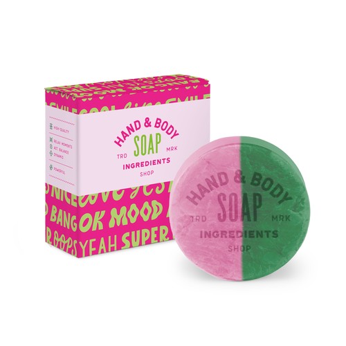 Duo tone soap bar 'Soap Farm'