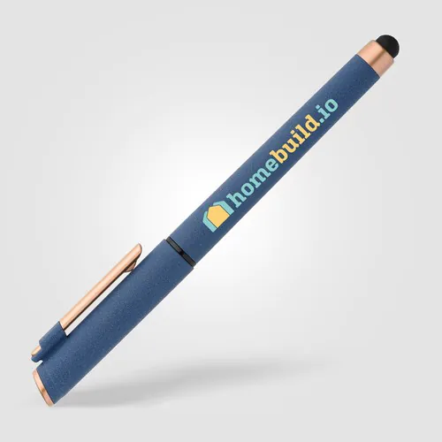 York Recycled Plastic Bronze Trim Stylus Gel Pen York Recycled Plastic Bronze Trim Stylus Gel Pen