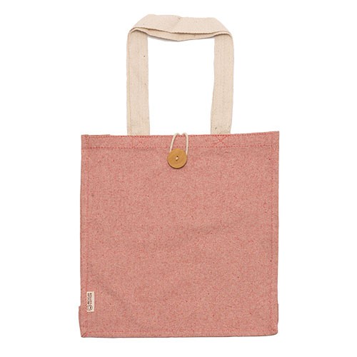 Borsa con finitura melange. Manici lunghi in coton Cosme
