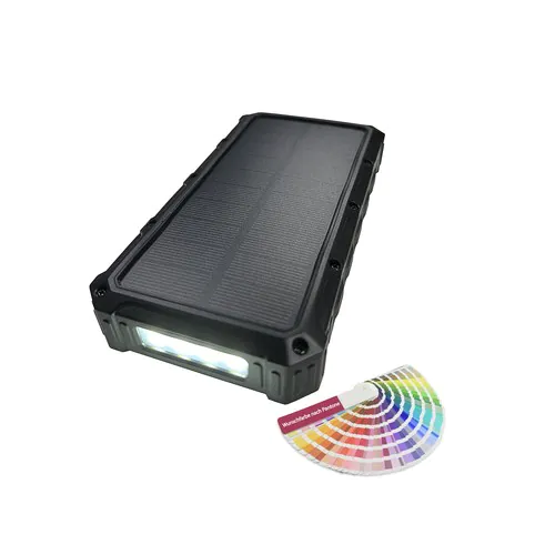 Outdoor Solar Powerbank PB-58 Wireless Charging 20000 mAh Grün