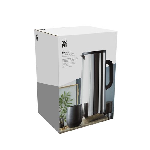 WMF Insulation Coffee Jug 1L Impulse Stainless Steel WMF Insulation Coffee Jug 1L Impulse Stainless Steel
