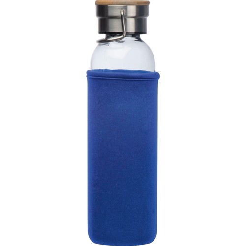 Glass bottle with neoprene sleeve, 600ml