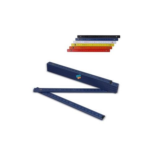 Składana linijka drewniana 2m premium malowana Składana linijka drewniana 2m premium malowana