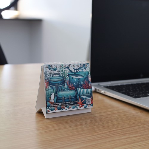 PETIT CALENDRIER DE BUREAU 13 FEUILLES PERSONNALISABLES