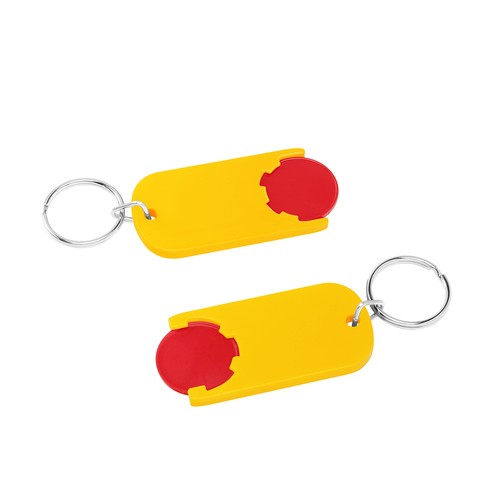 Porte-clés jeton 1€ "Alpha"