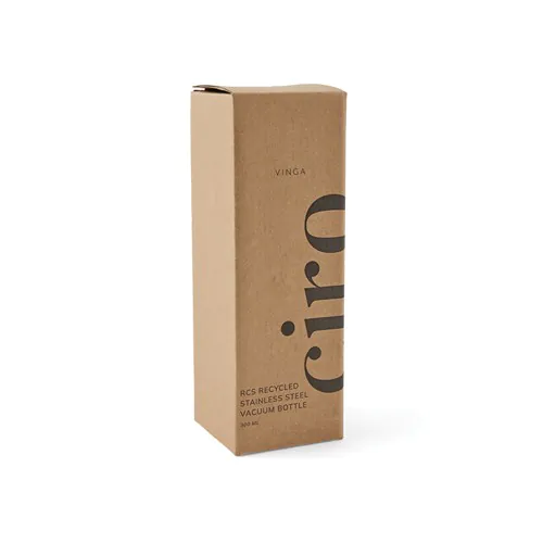 Botella vacio reciclada VINGA Ciro RCS 300 ml Botella vacio reciclada VINGA Ciro RCS 300 ml