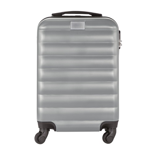 20-inch ABS trolley with security lock and 4 swivel wheels