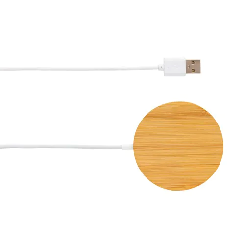 10W bamboe magnetische draadloze lader