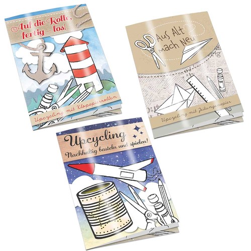 Jeu de dessins Upcycling - Rouleaux de papier toilette - individuels 4/0-c Jeu de dessins Upcycling - Rouleaux de papier toilette - individuels 4/0-c