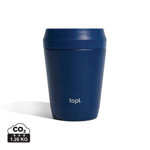 Topl Recycled Steel To Go Tumbler Patented 360 Lid 235ml Topl Recycled Steel To Go Tumbler Patented 360 Lid 235ml