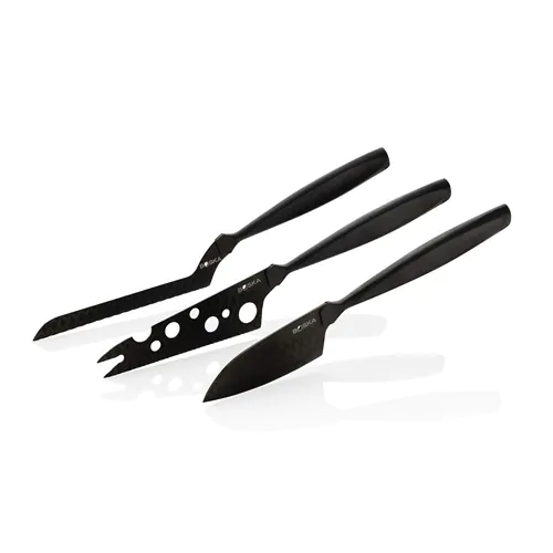 BOSKA Cheese Knife Set Monaco+ Black BOSKA Cheese Knife Set Monaco+ Black