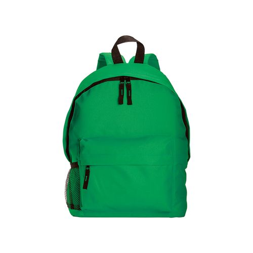 600D polyester 3-pocket backpack (one mesh side pocket). Adjustable shoulder straps 600D polyester 3-pocket backpack (one mesh side pocket). Adjustable shoulder straps