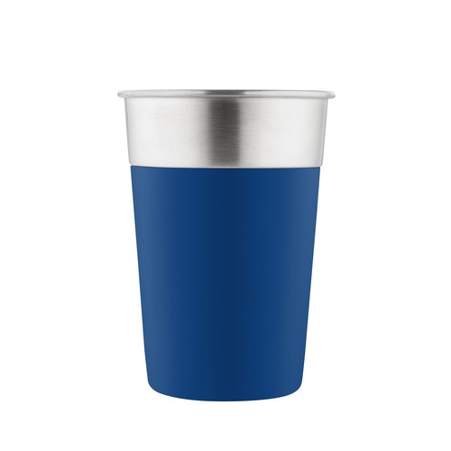 Metmaxx® thermo mug "SteelColourCup" blue