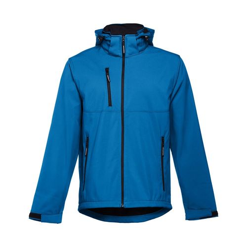 THC ZAGREB. Chaqueta softshell para hombre, con capucha removible THC ZAGREB. Chaqueta softshell para hombre, con capucha removible