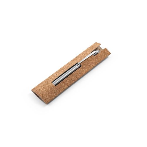 CHRIS. Stylo à bille avec corps en acier inoxydable (53% rSS) avec clip CHRIS. Stylo à bille avec corps en acier inoxydable (53% rSS) avec clip