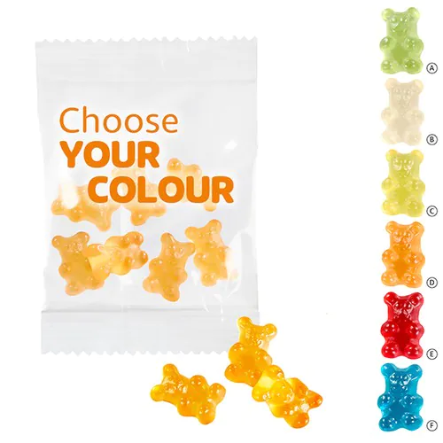 Oursons premium unicolores, 10 g Oursons premium unicolores, 10 g