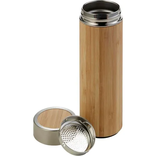 Bamboo and stainless steel double walled bottle Yara Bamboo and stainless steel double walled bottle Yara