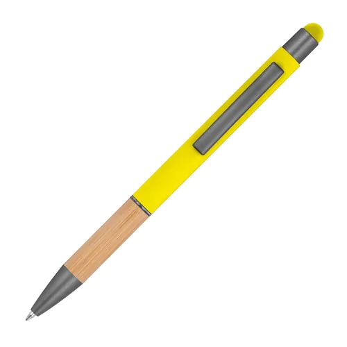 Ball pen with bamboo grip zone Ball pen with bamboo grip zone