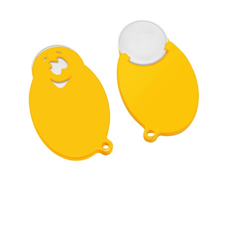 Chip holder with 1€ chip "face" Chip holder with 1€ chip "face"