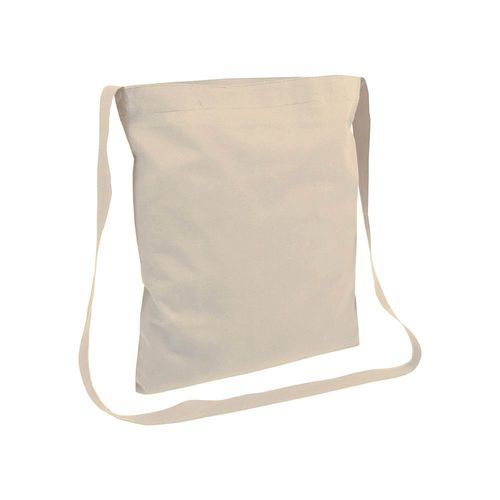 135 g/m2 cotton shopping bag with shoulder strap (3 x 118 cm)