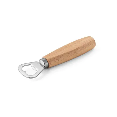 HOLZ. Flessenopener van metaal en hout HOLZ. Flessenopener van metaal en hout