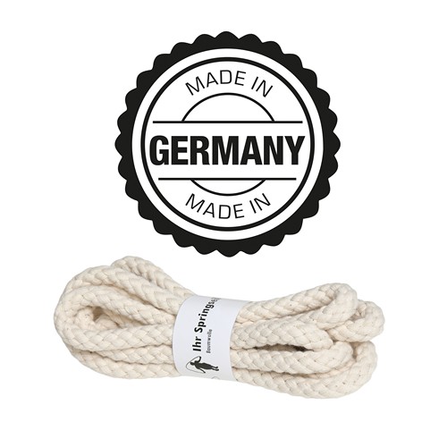 Skipping rope "Made in Germany" - natural cotton