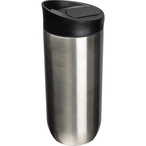 Taza isotérmica de 500 ml con botón de cierre Taza isotérmica de 500 ml con botón de cierre