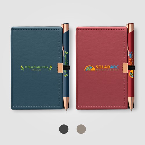 Caddy Notizbuch & Crosby Roségold Kugelschreiber - Geschenkset