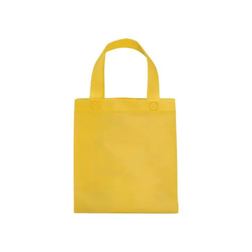 80 g/m2 non-woven fabric mini shopping bag with gusset and short handles 80 g/m2 non-woven fabric mini shopping bag with gusset and short handles