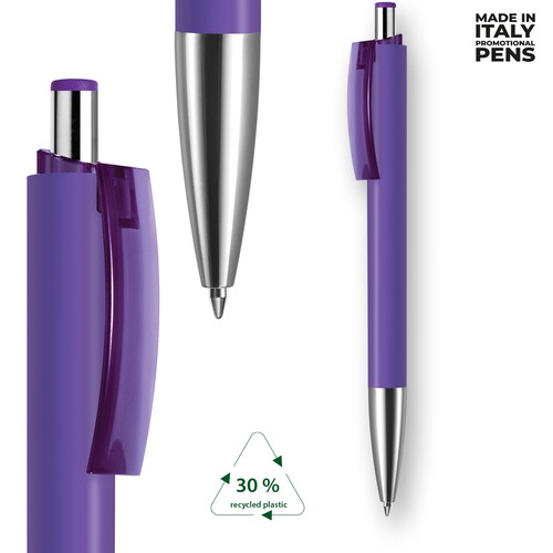 Penna a Sfera a scatto e-Fifty Solid