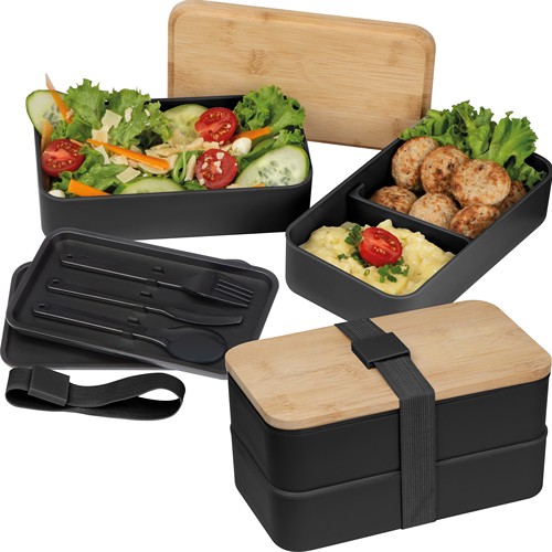 Lunchbox with two compartments Lunchbox with two compartments
