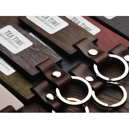 Wooden keyring Wooden keyring