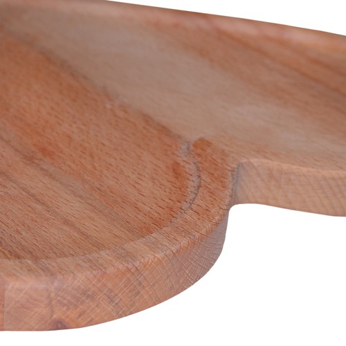 Planche cœur petite hêtre 21,5x22,5 cm