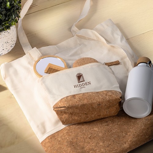 BOLSA SHOPPING DE ALGODÓN (135 g/m²) Y CORCHO BOLSA SHOPPING DE ALGODÓN (135 g/m²) Y CORCHO