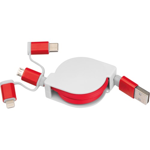 Cavo carica batterie estensibile con 3 spine NICO
