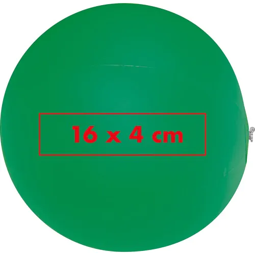 Pelota hinchable de playa frosted.