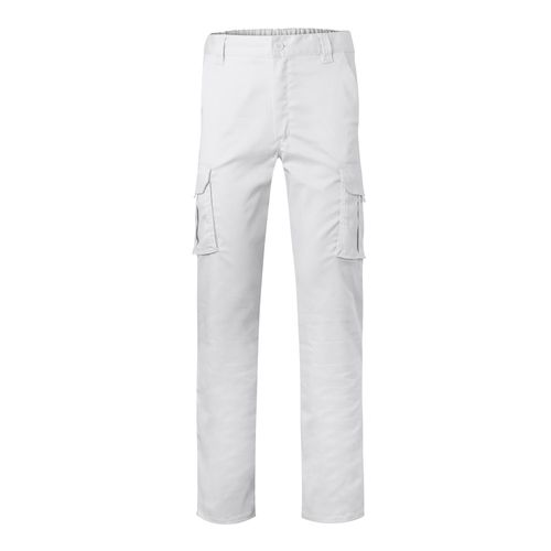 VL PAN. Pantalon stretch, multipoches (290g/m²), en coton (46%), EME (38%) et polyester (16%)