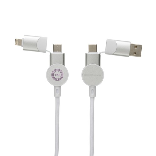 Oakland 1.2meter RCS rplastic 6-in-1 fast charging 45W kabel Oakland 1.2meter RCS rplastic 6-in-1 fast charging 45W kabel