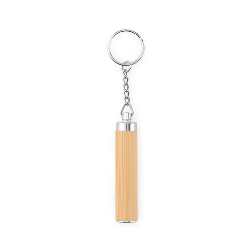 RACHEL. Bamboo and ABS key ring with LED torch RACHEL. Bamboo and ABS key ring with LED torch