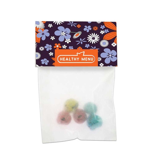 Colourful mini Flower-Balls with seeds Colourful mini Flower-Balls with seeds
