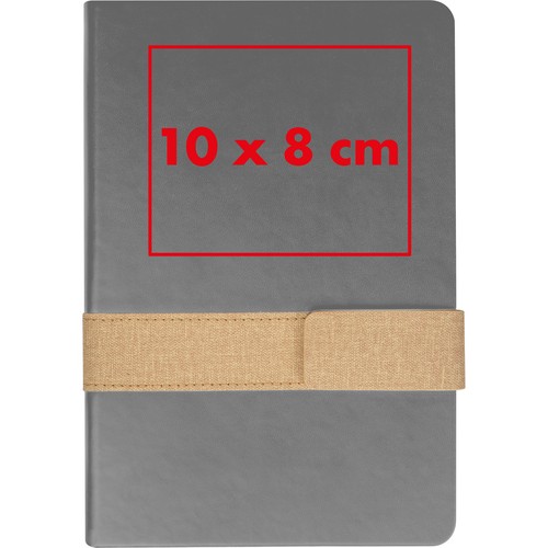 Notebook with magnetic closure Notebook with magnetic closure