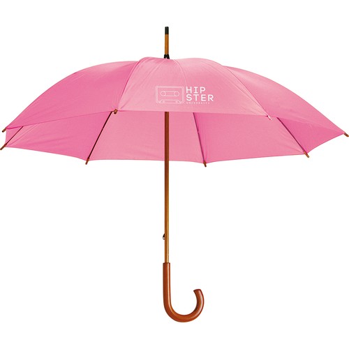 23" UMBRELLA IN WOOD AND 190T POLYESTER