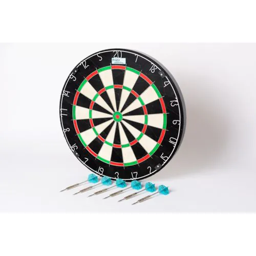 Bristle Board Set + Doming+bedruckte Flights