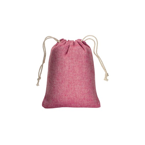 Pochon cadeau en coton recyclé 150 g/m2, 10 x 14 cm