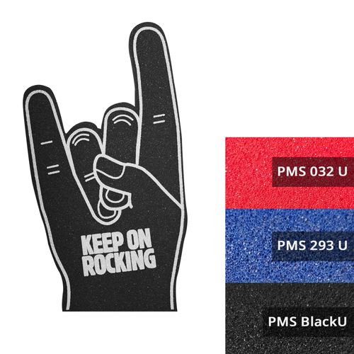 Waving Glove Rock Hand, 1-sided Waving Glove Rock Hand, 1-sided
