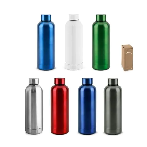 ODIN METTALIC. Bouteille en acier inoxydable recyclé à 90% 550 mL ODIN METTALIC. Bouteille en acier inoxydable recyclé à 90% 550 mL
