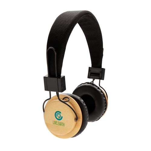 Auriculares inalámbricos bambú Auriculares inalámbricos bambú