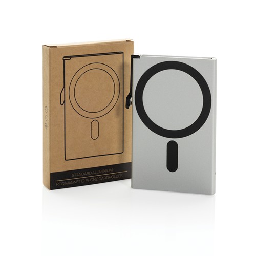 Standard aluminium RFID magnetic telefoon kaarthouder Standard aluminium RFID magnetic telefoon kaarthouder
